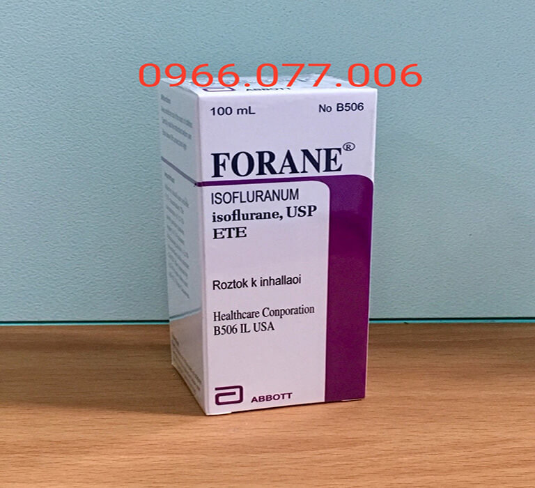 Thuốc mê dạng xịt giá rẻ Forane