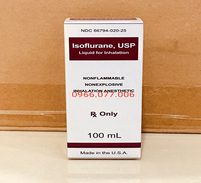 Isoflurane 100ml - Thuốc mê chính hãng