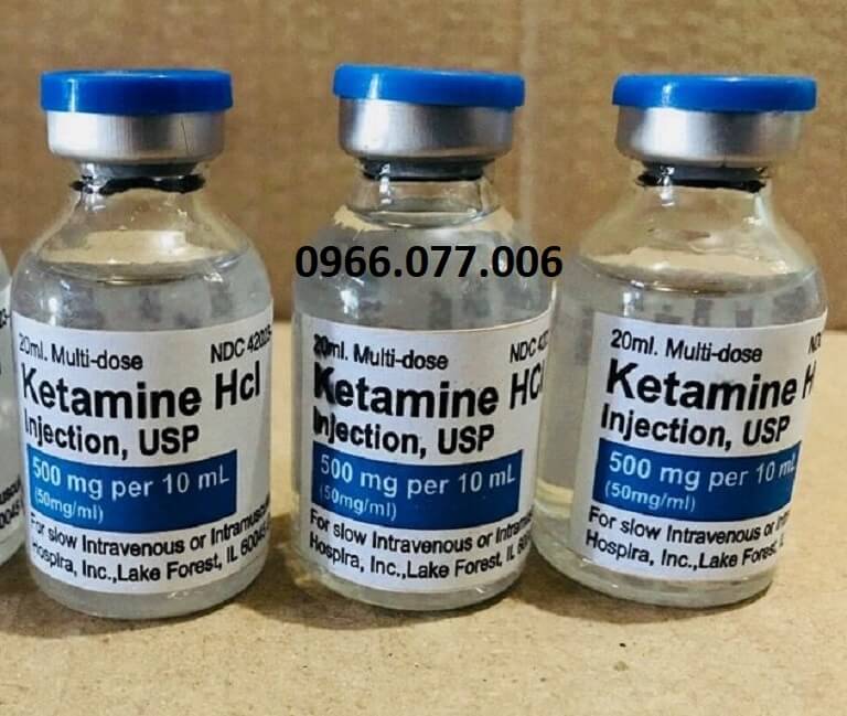 Thuốc gây mê tĩnh mạch Ketamine Hcl