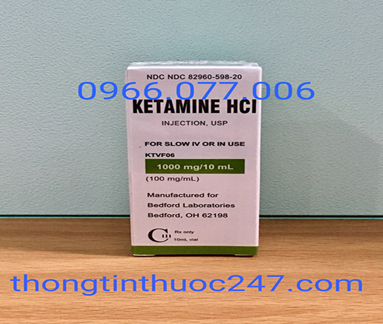 Thuốc mê Ketamine HCL dạng bột cực mạnh