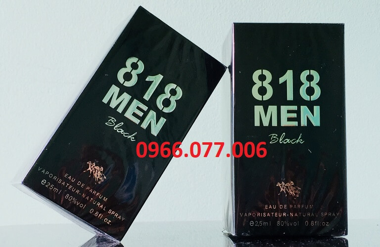 818 Men Black 
