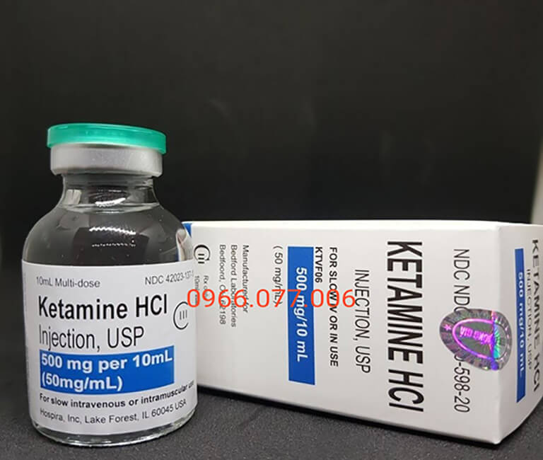 Thuốc mê dạng tiêm Ketamine HCL 500mg cực mạnh