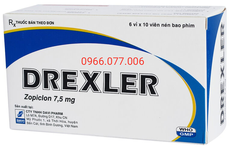 Thuốc ngủ Drexler khắc phục chứng mất ngủ