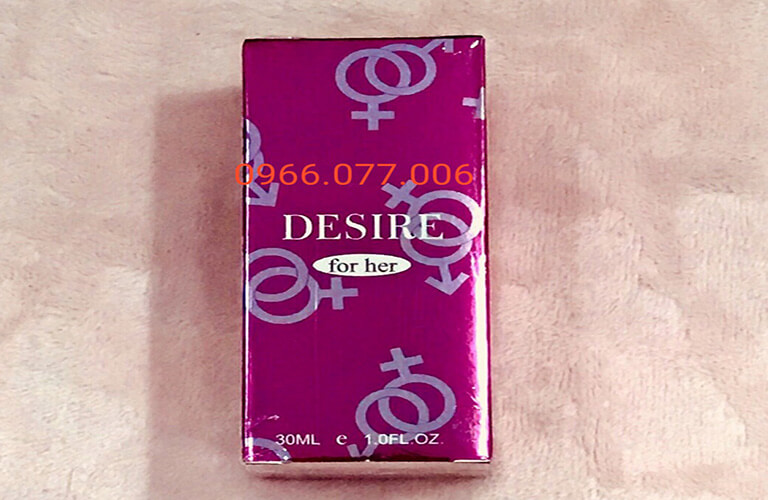 Nước hoa kích dục nữ Dersire hiện có bán tại Thông Tin Thuốc 247