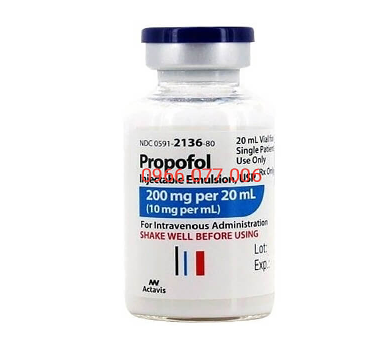 Thuốc mê dạng tiêm tĩnh mạch Propofol