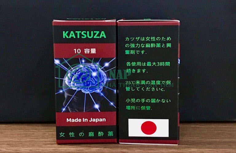 Thuốc mê độc quyền Katsuza có nguồn gốc từ Nhật, tác dụng tốt. 