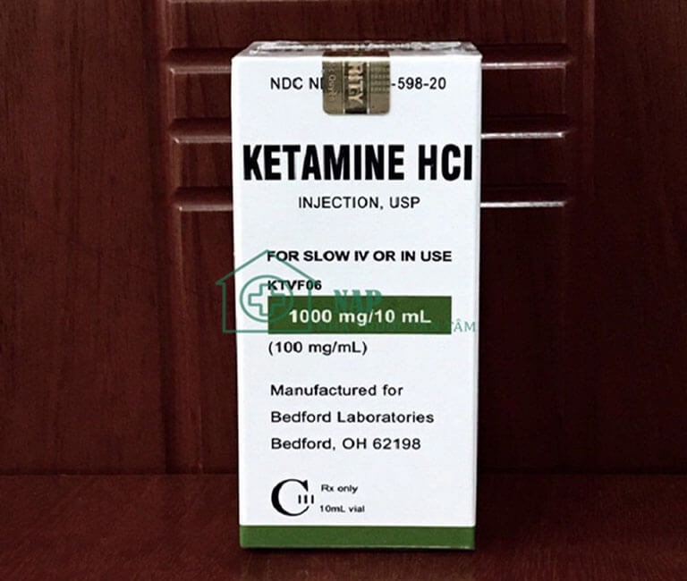 Ketamine HCL dạng bột được chỉ định dùng trong nhiều trường hợp gây mê. 