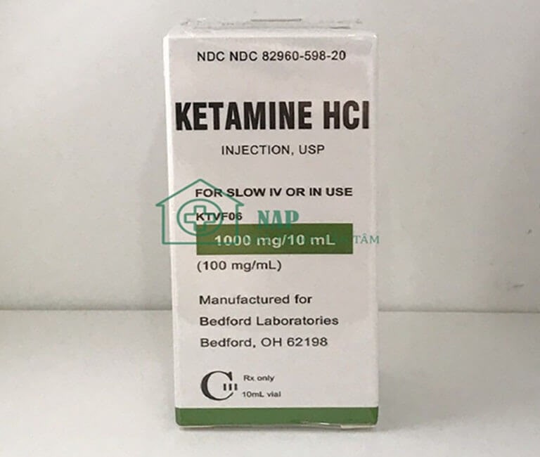 Ketamine HCL dạng nước sử dụng đơn giản, hiệu quả tốt, an toàn. 