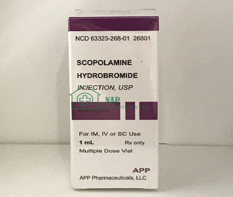 Scopolamine 0.08mg có tác dụng cực mạnh, hiệu quả nhanh chóng. 