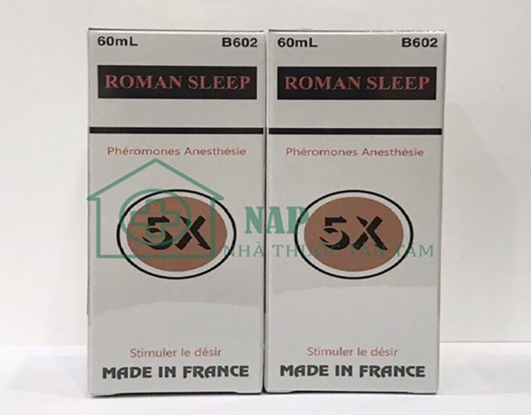 Roman Sleep 5X tác dụng tốt, em dịu, an toàn cho sức khỏe người dùng. 